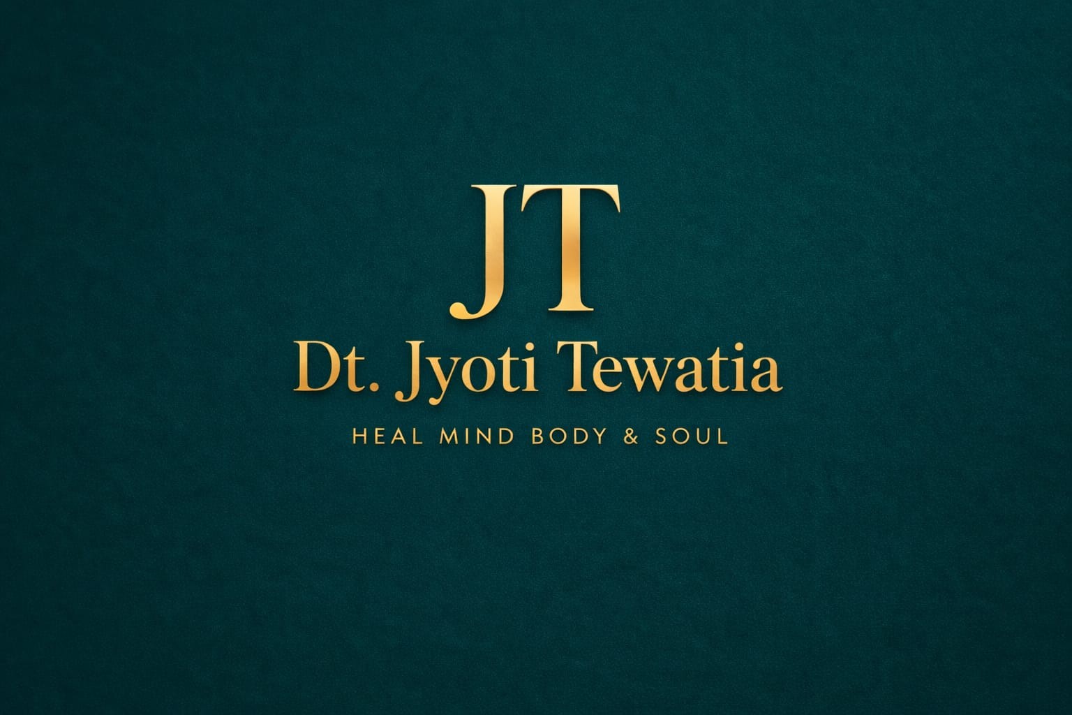 JT Gold Logo | Dt. Jyoti Tewatia